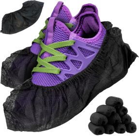 Black Disposable Shoe Covers for Indoors