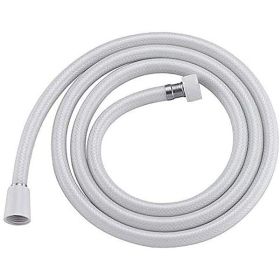 PVC Shower Hose 71 Inches Extra Long Smooth Handheld Shower Hose Flexible Anti-Kink Handheld Shower Head Hose with brass spin inner core White