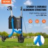 VEVOR 3 Wheels Rollator Walker for Seniors, Lightweight Aluminum Foldable Rolling Walker with Adjustable Handle