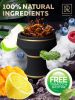 Hookah Shisha Flavors Set 4x100g Shisha Hookah Flavors for 30 Hookah Bowls (Mint hookah flavors Berries Mix Lemon Mango Double Apple) Pack of 4