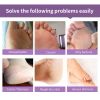 Foot exfoliating mask; suitable for dead skin and calluses; gentle foot care foot mask 3 pieces-lave