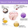 Foot exfoliating mask; suitable for dead skin and calluses; gentle foot care foot mask 3 pieces-lave